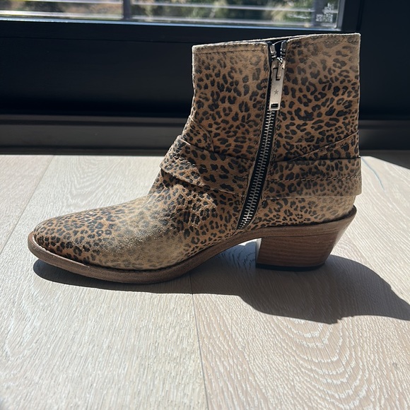 Brown leopard print Golden Goode ankle boots/Size:EU 37 - Picture 2 of 5